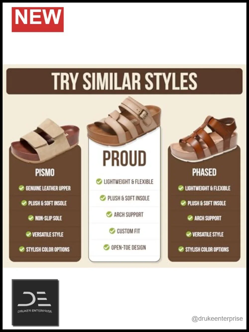 Strappy Wedge Sandals with Plush Insole Non-Slip Platform Women's